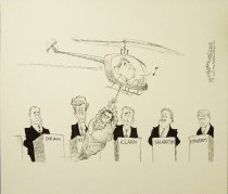 [Bush flaunting his catch]